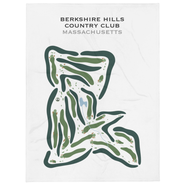 Berkshire Hills Country Club, Massachusetts - Printed Golf Courses