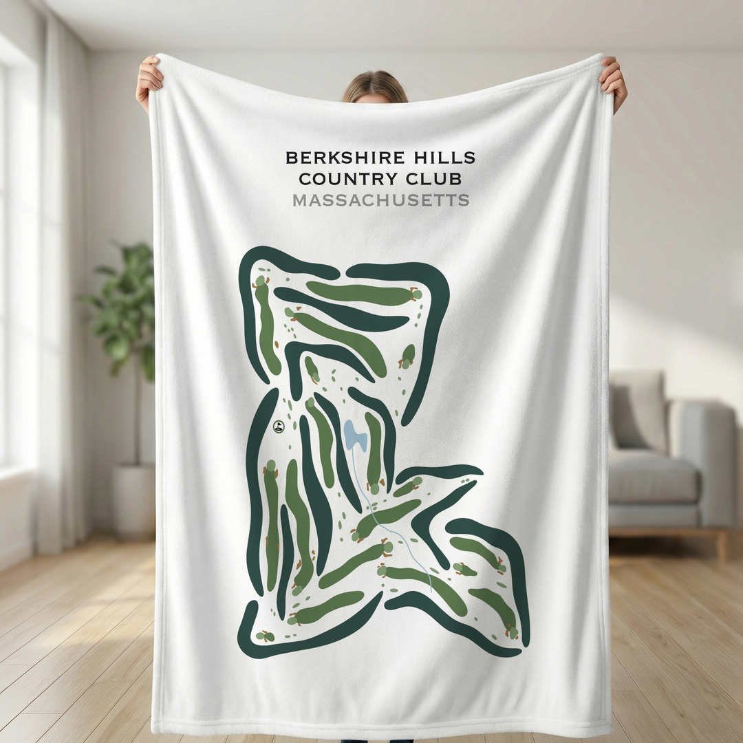 Berkshire Hills Country Club, Massachusetts - Printed Golf Courses