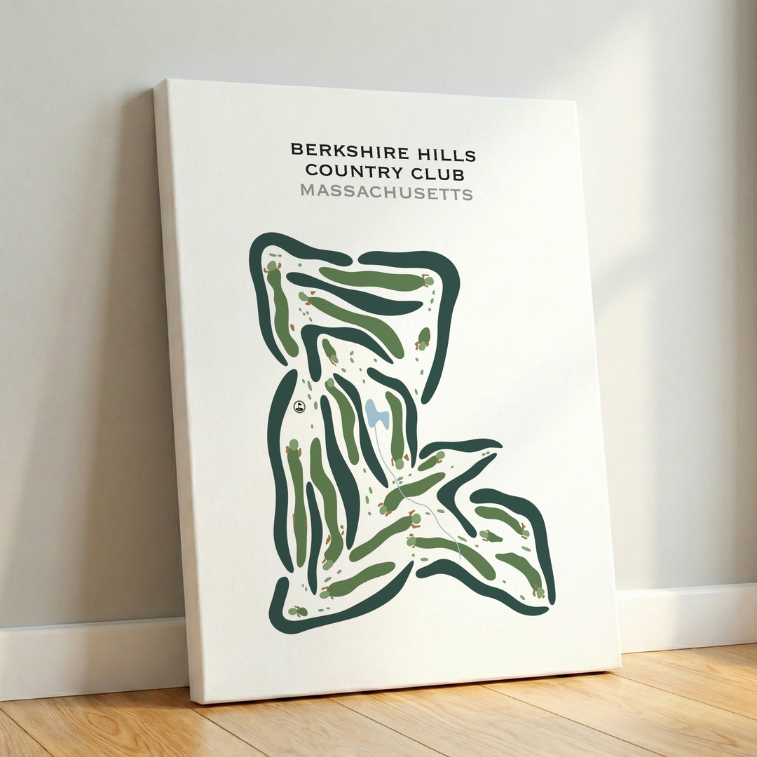 Berkshire Hills Country Club, Massachusetts - Printed Golf Courses