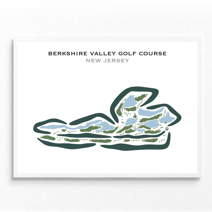 Berkshire Valley Golf Course, New Jersey - Printed Golf Courses