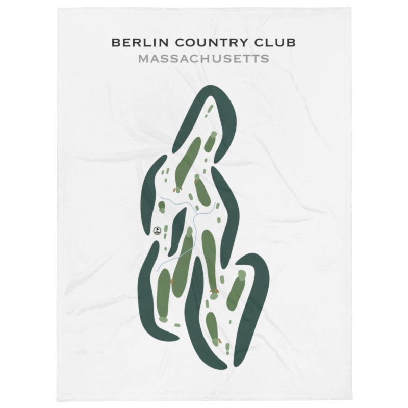 Berlin Country Club, Massachusetts - Printed Golf Courses