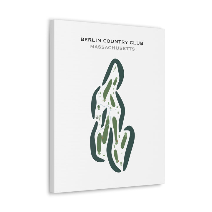 Berlin Country Club, Massachusetts - Printed Golf Courses