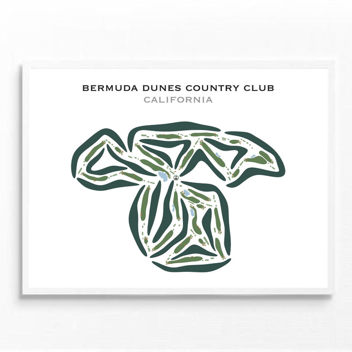 Bermuda Dunes Country Club, California - Printed Golf Courses