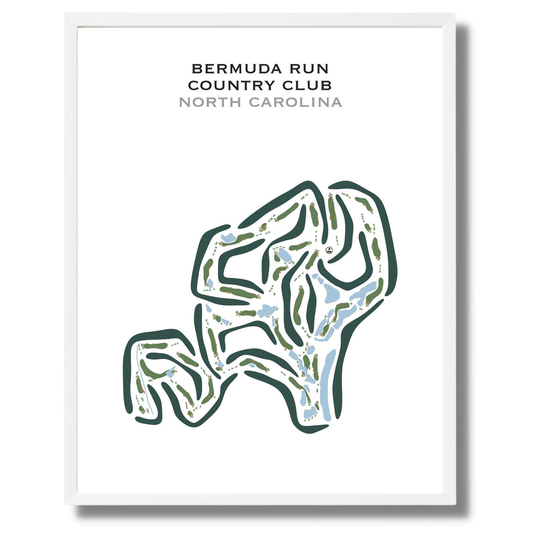 Bermuda Run Country Club, North Carolina - Printed Golf Courses