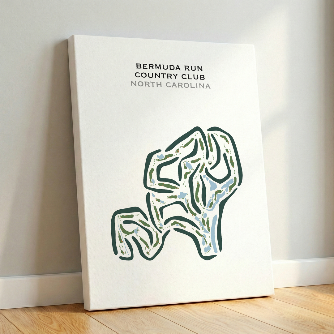 Bermuda Run Country Club, North Carolina - Printed Golf Courses