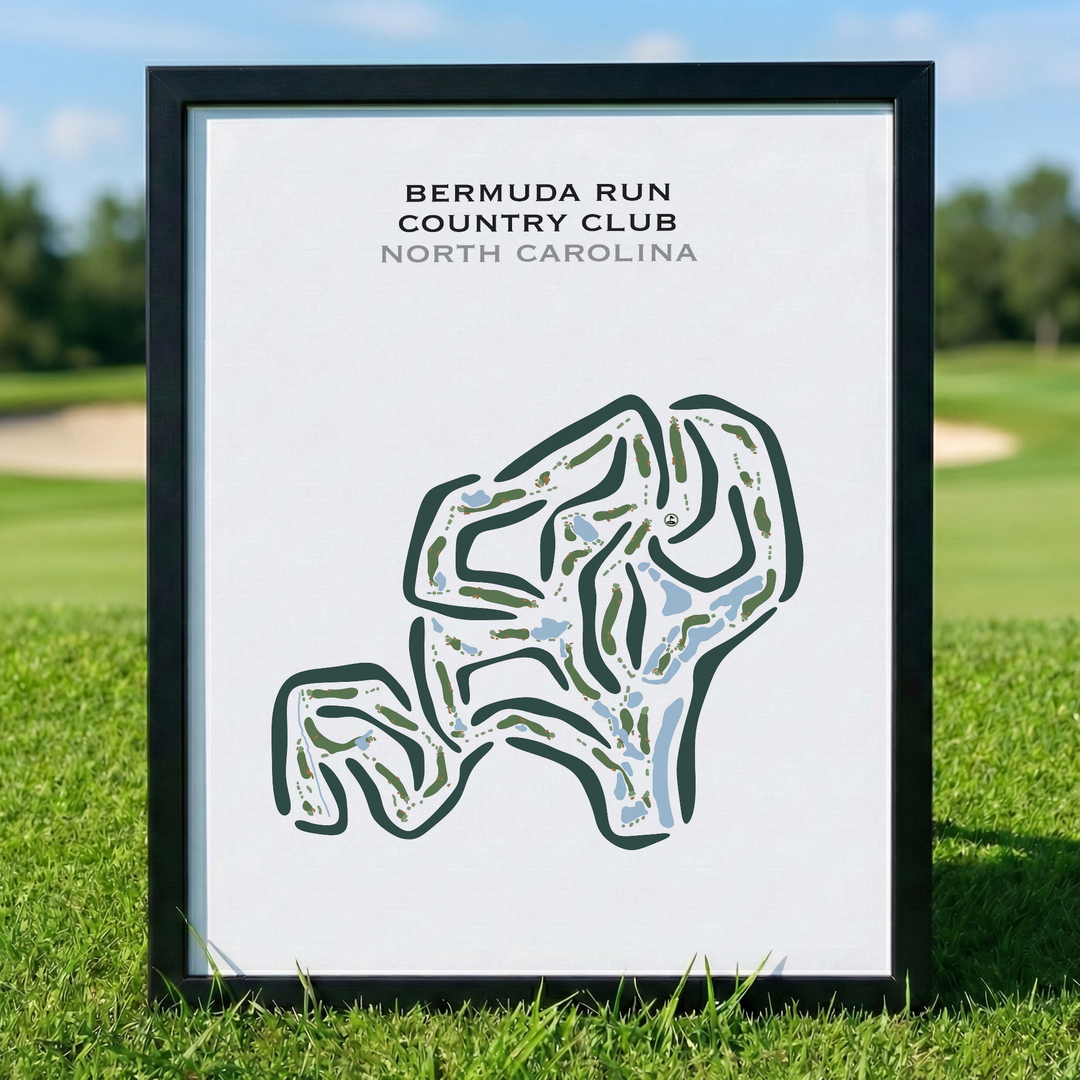 Bermuda Run Country Club, North Carolina - Printed Golf Courses