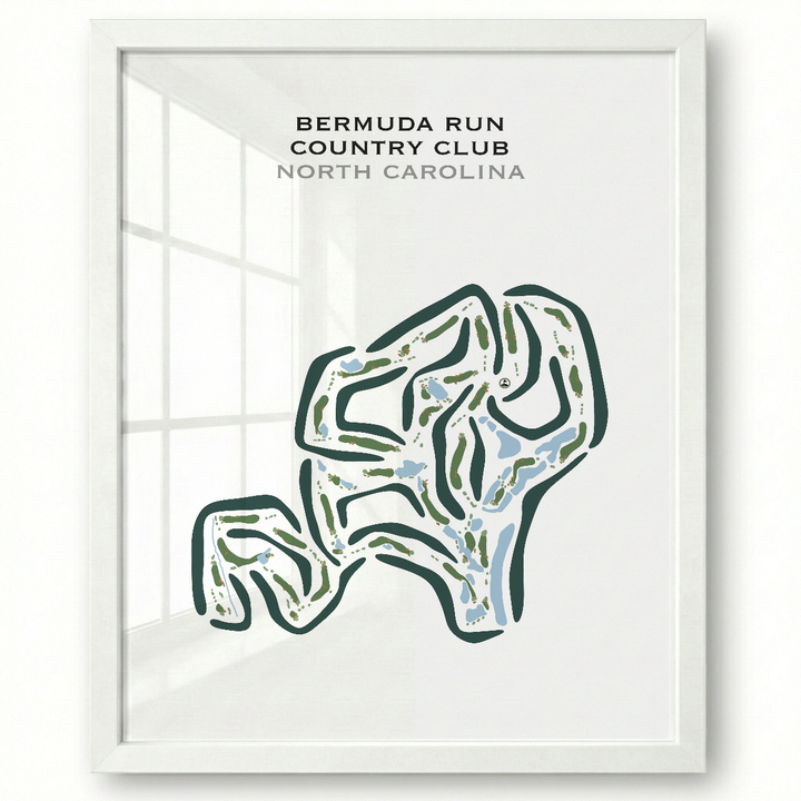 Bermuda Run Country Club, North Carolina - Printed Golf Courses