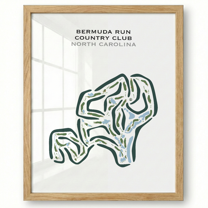 Bermuda Run Country Club, North Carolina - Printed Golf Courses