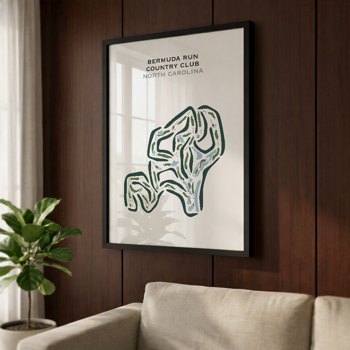 Bermuda Run Country Club, North Carolina - Printed Golf Courses