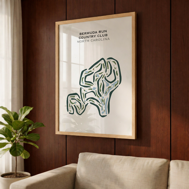 Bermuda Run Country Club, North Carolina - Printed Golf Courses