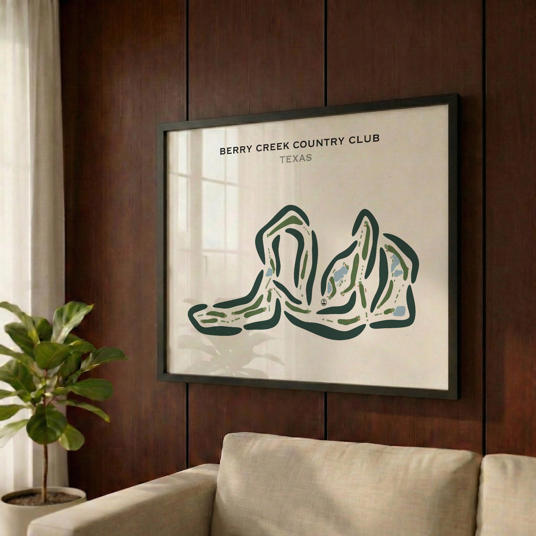Berry Creek Country Club, Texas - Printed Golf Courses