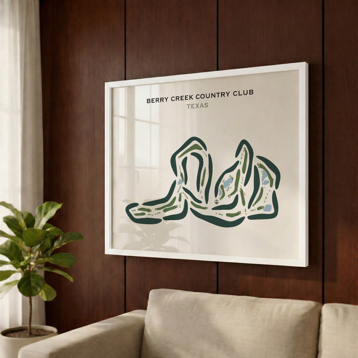 Berry Creek Country Club, Texas - Printed Golf Courses
