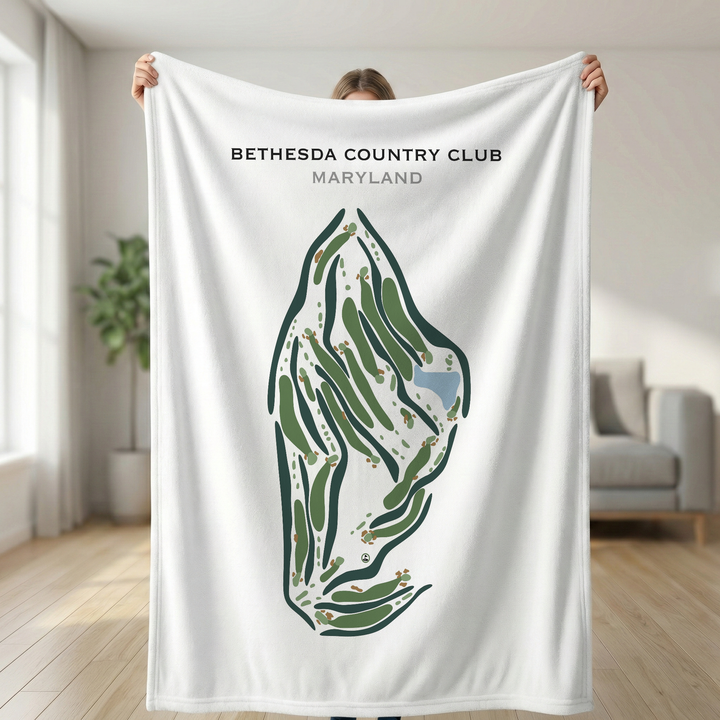 Bethesda Country Club, Maryland - Printed Golf Courses