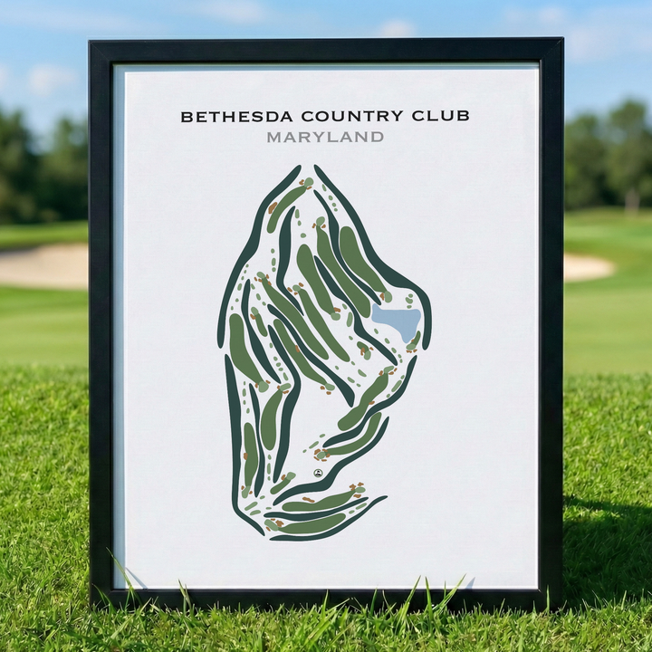 Bethesda Country Club, Maryland - Printed Golf Courses