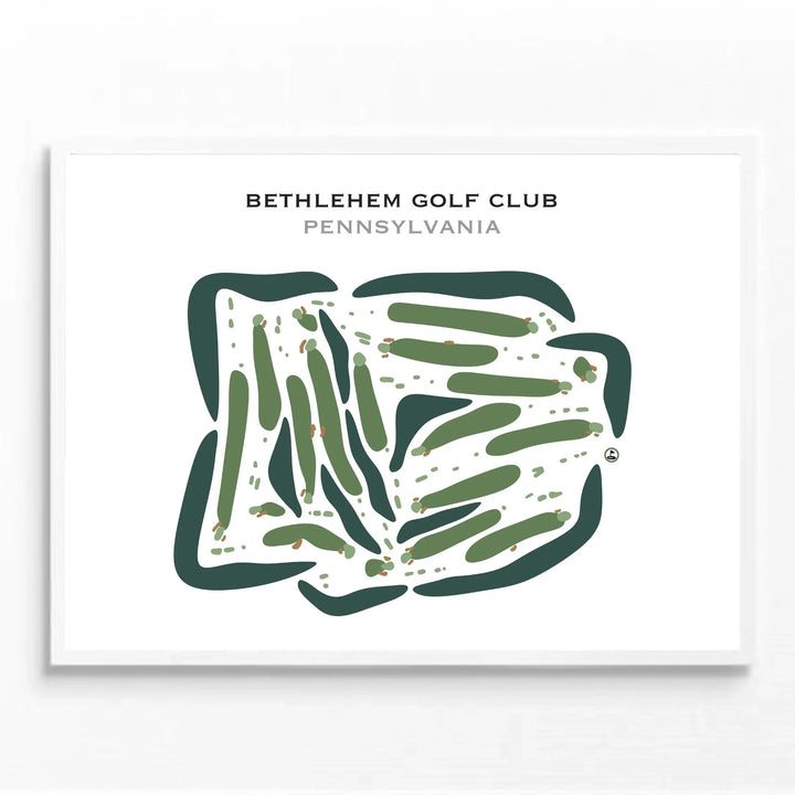 Bethlehem Golf Club, Pennsylvania - Printed Golf Courses