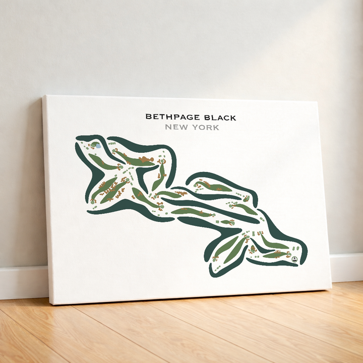 Bethpage Black, New York - Printed Golf Courses