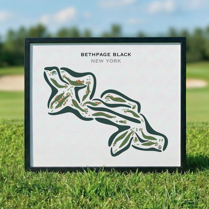 Bethpage Black, New York - Printed Golf Courses