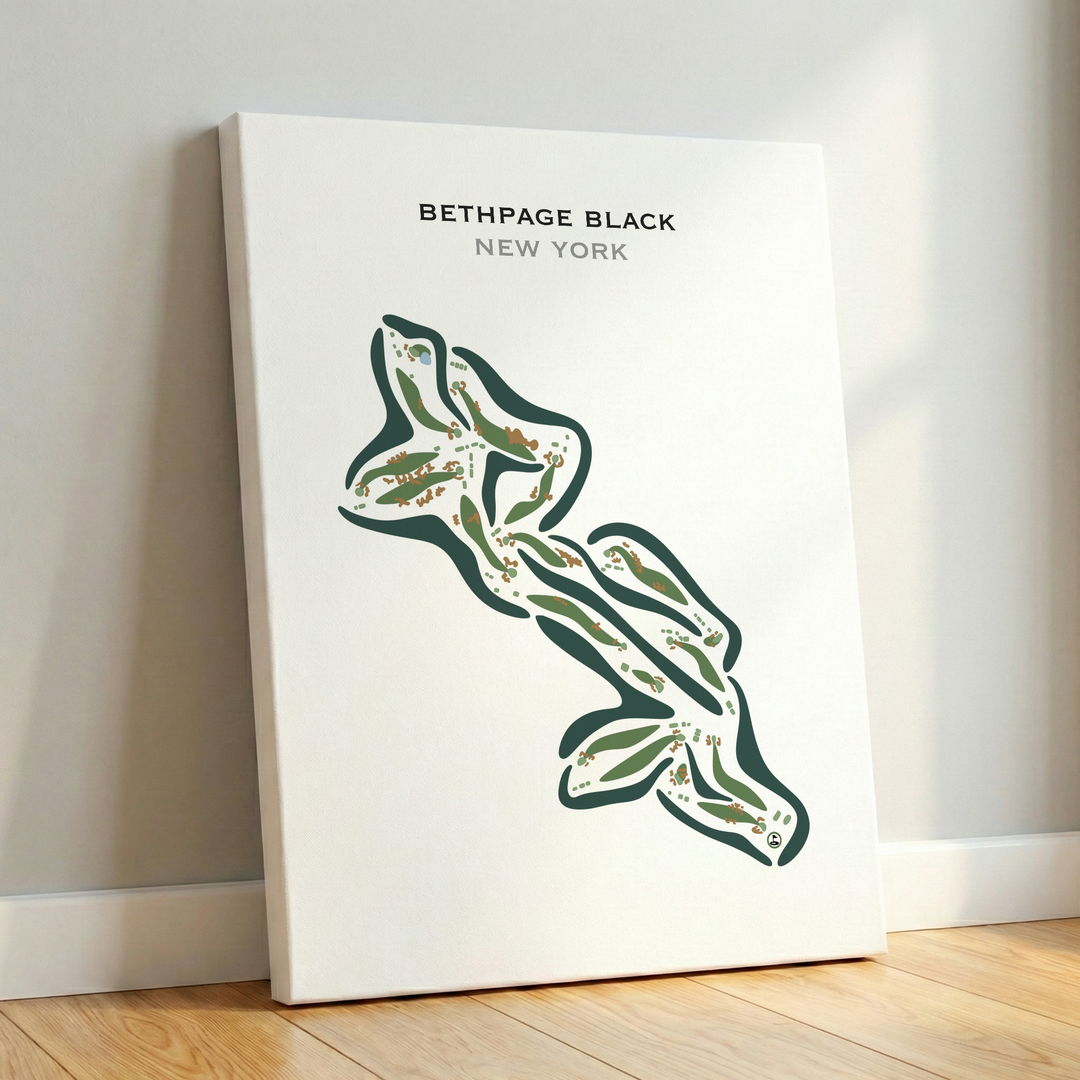 Bethpage Black, New York - Printed Golf Courses
