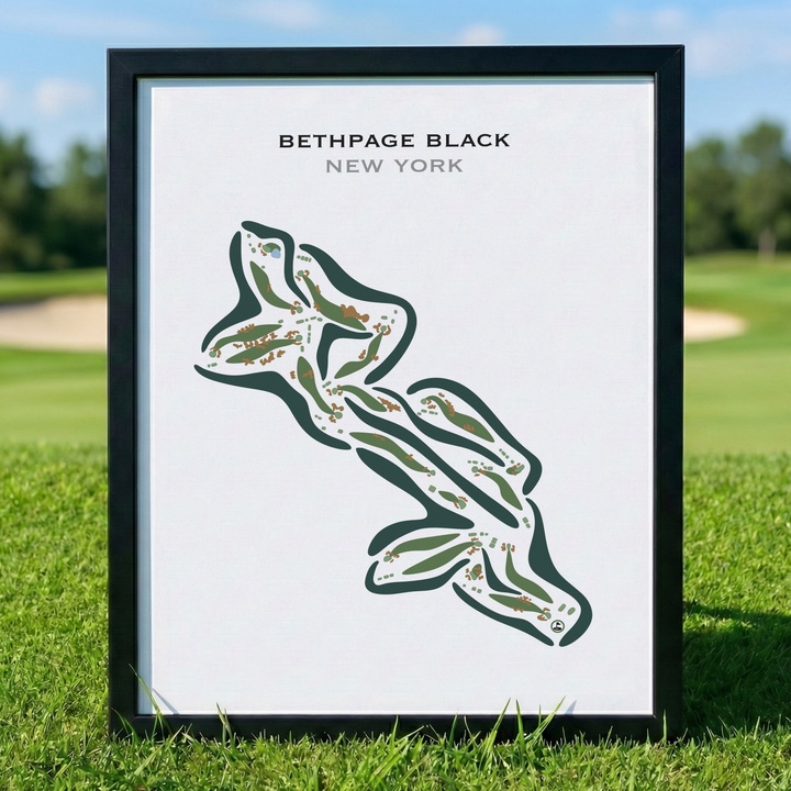 Bethpage Black, New York - Printed Golf Courses
