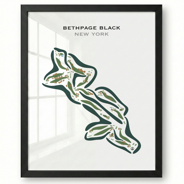 Bethpage Black, New York - Printed Golf Courses