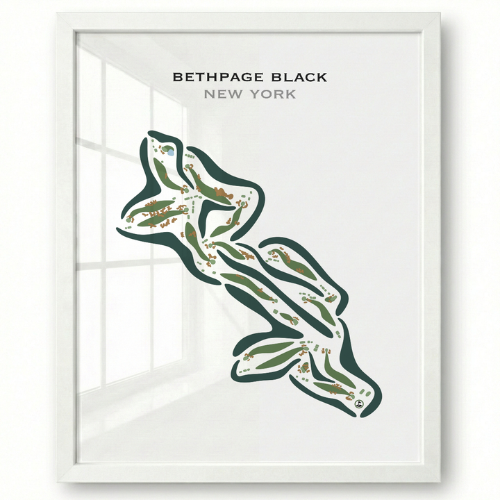 Bethpage Black, New York - Printed Golf Courses
