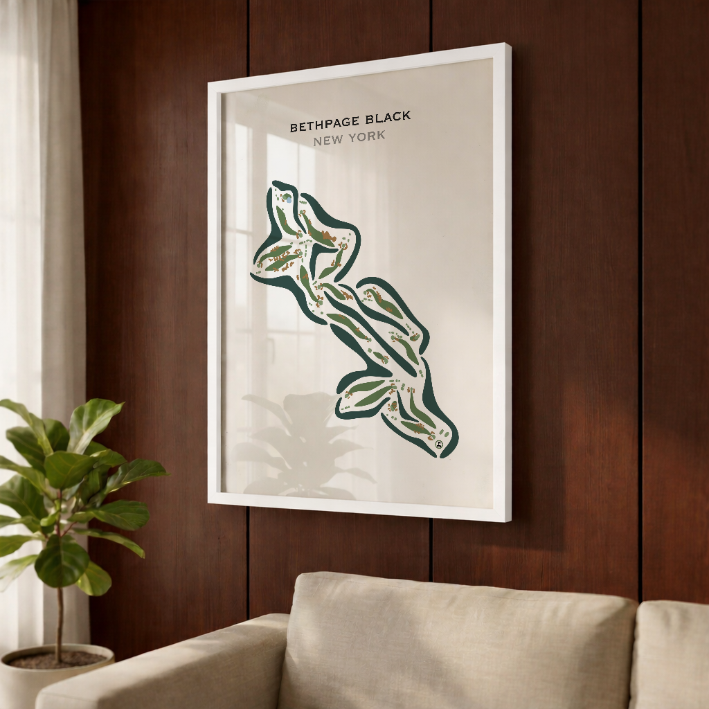 Bethpage Black, New York - Printed Golf Courses