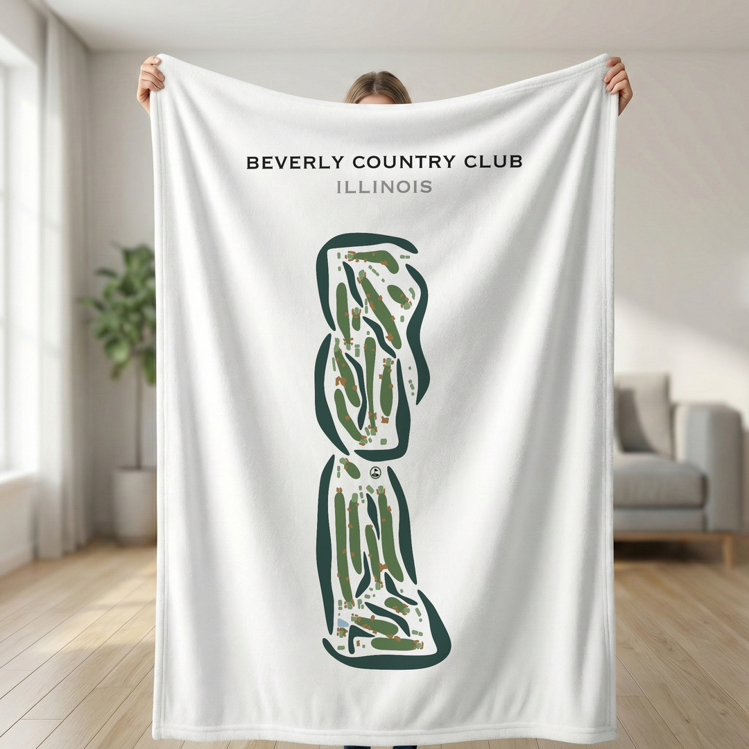 Beverly Country Club, Illinois - Printed Golf Courses