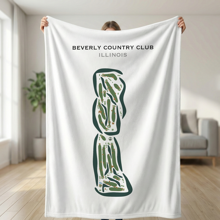 Beverly Country Club, Illinois - Printed Golf Courses