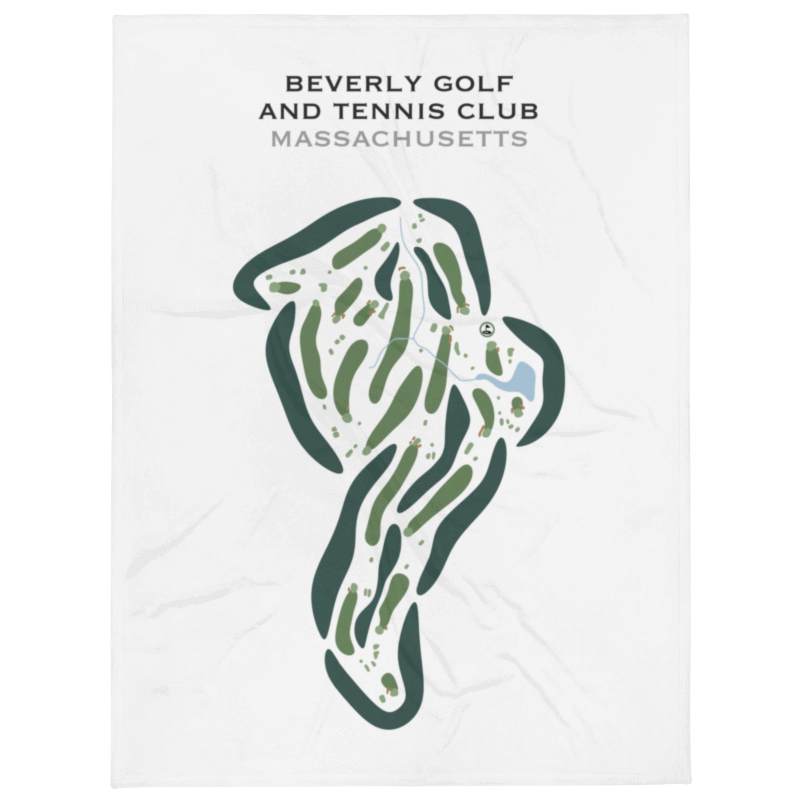 Beverly Golf & Tennis Club, Massachusetts - Printed Golf Courses