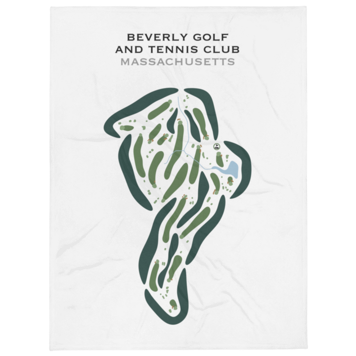 Beverly Golf & Tennis Club, Massachusetts - Printed Golf Courses