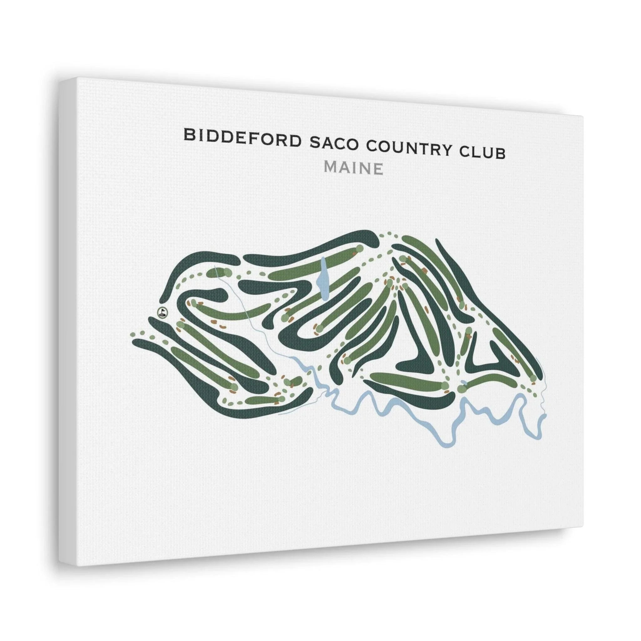 Buy the best printed golf course Biddeford Saco Country Club, Maine
