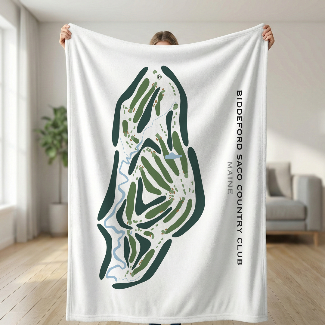 Biddeford Saco Country Club, Maine - Printed Golf Courses