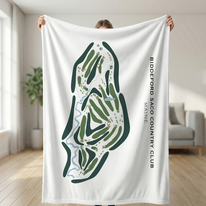 Biddeford Saco Country Club, Maine - Printed Golf Courses