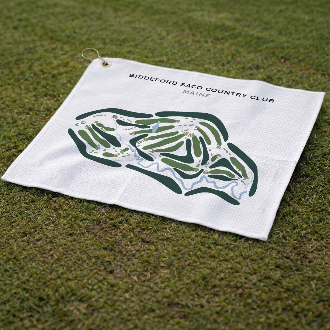 Biddeford Saco Country Club, Maine - Printed Golf Courses