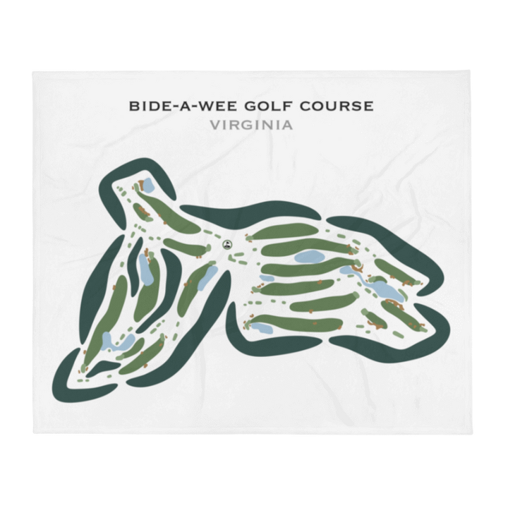 Bide-A-Wee Golf Course, Virginia - Printed Golf Courses
