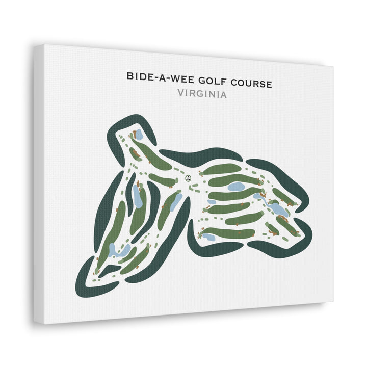 Bide-A-Wee Golf Course, Virginia - Printed Golf Courses