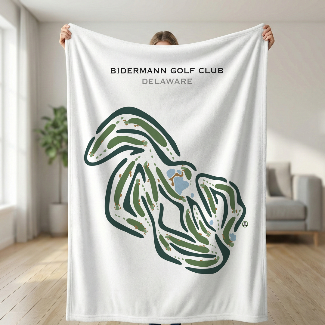 Bidermann Golf Club, Delaware - Printed Golf Courses