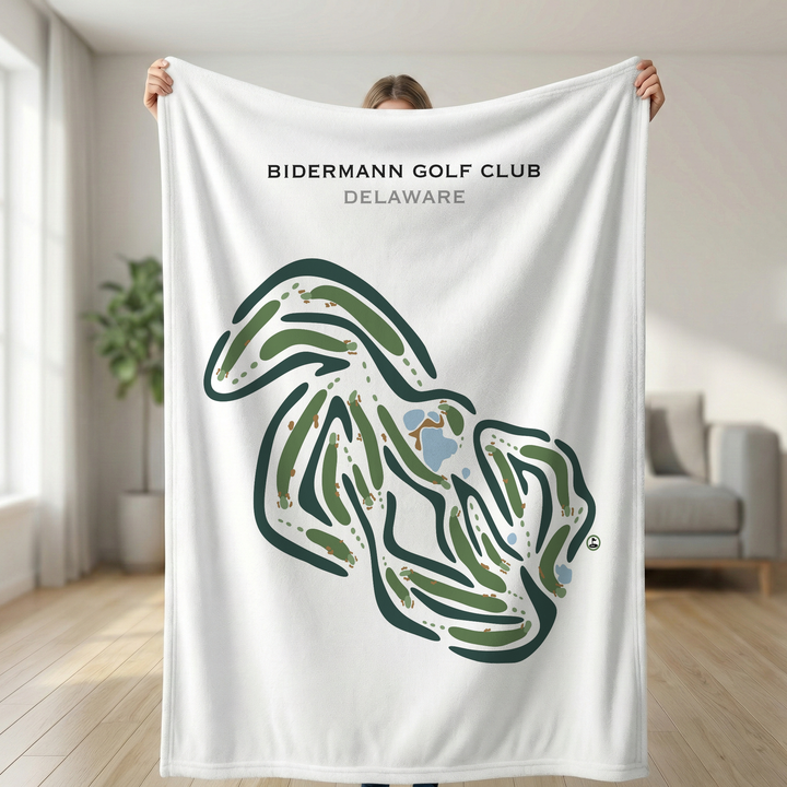 Bidermann Golf Club, Delaware - Printed Golf Courses