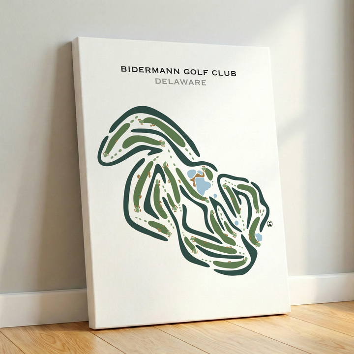 Bidermann Golf Club, Delaware - Printed Golf Courses