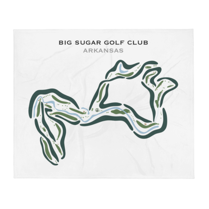 Big Sugar Golf Club, Arkansas - Printed Golf Courses