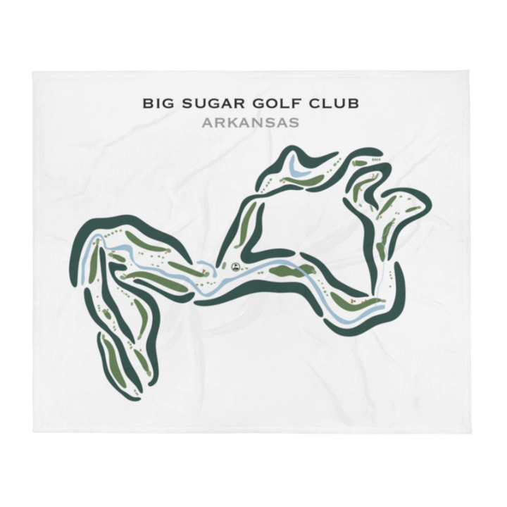 Big Sugar Golf Club, Arkansas - Printed Golf Courses