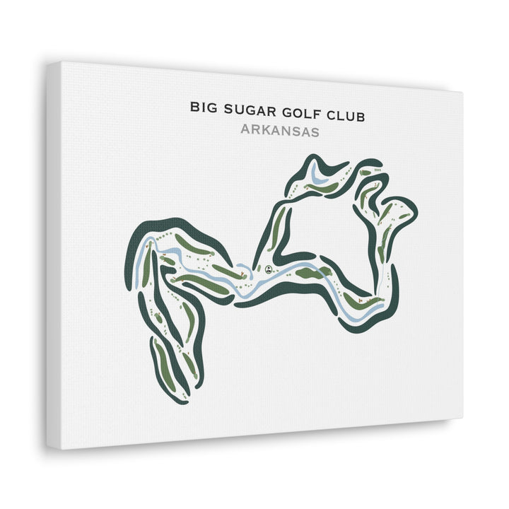 Big Sugar Golf Club, Arkansas - Printed Golf Courses