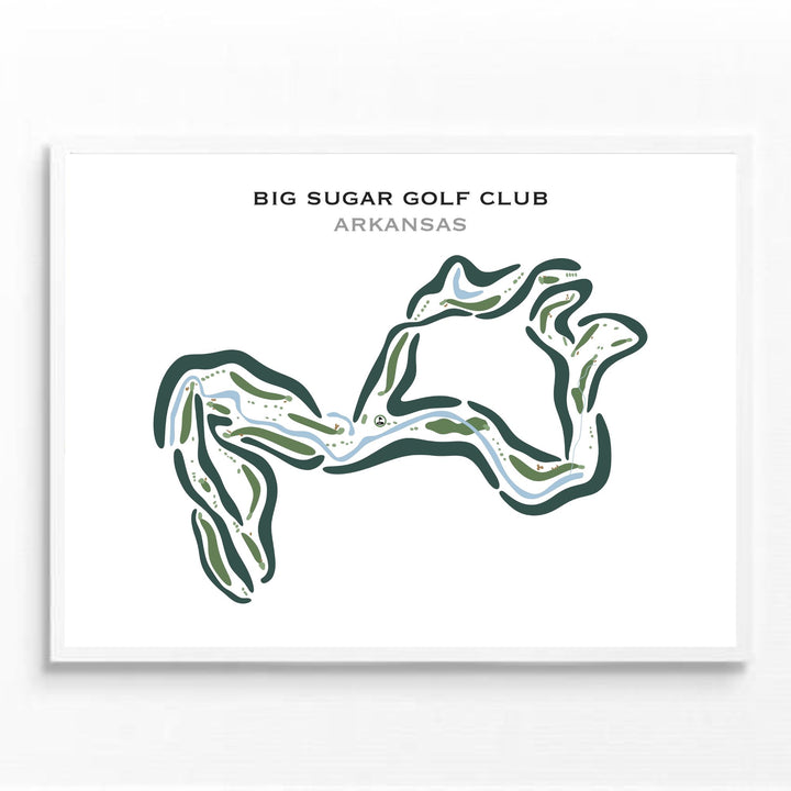 Big Sugar Golf Club, Arkansas - Printed Golf Courses