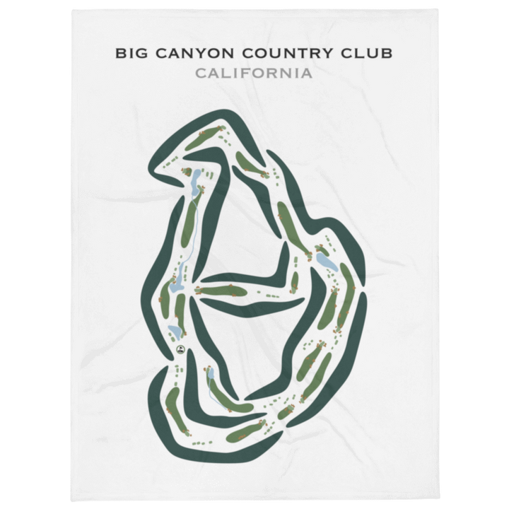 Big Canyon Country Club, California - Printed Golf Courses