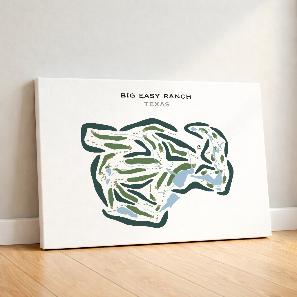 Big Easy Ranch, Texas - Printed Golf Courses