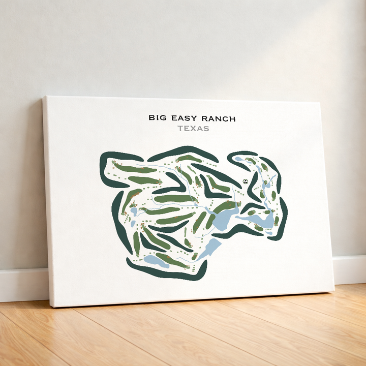 Big Easy Ranch, Texas - Printed Golf Courses