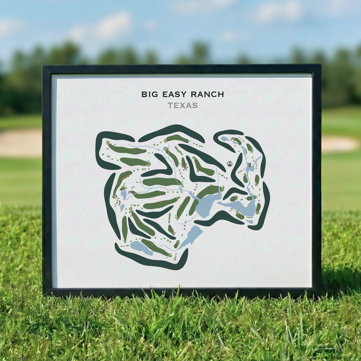 Big Easy Ranch, Texas - Printed Golf Courses