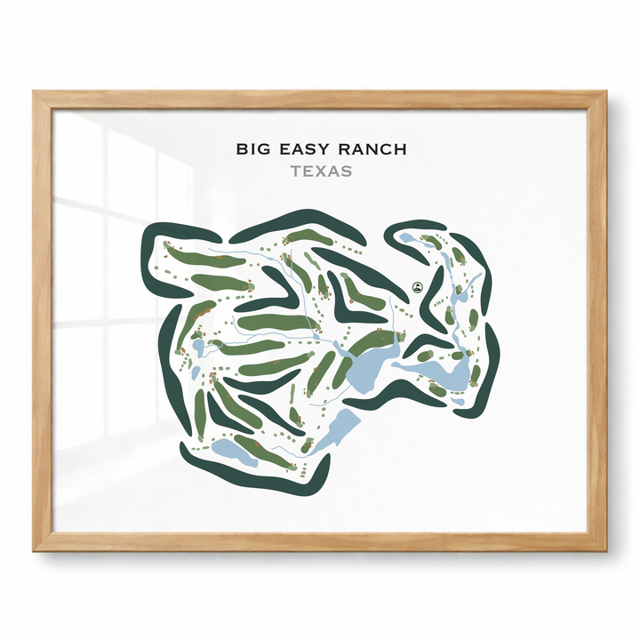 Big Easy Ranch, Texas - Printed Golf Courses
