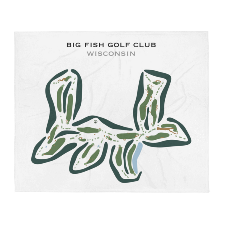 Big Fish Golf Club, Wisconsin - Printed Golf Courses