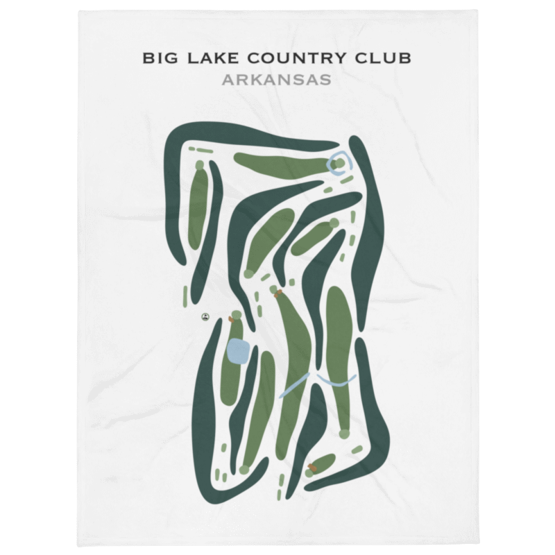 Big Lake Country Club, Arkansas - Printed Golf Courses